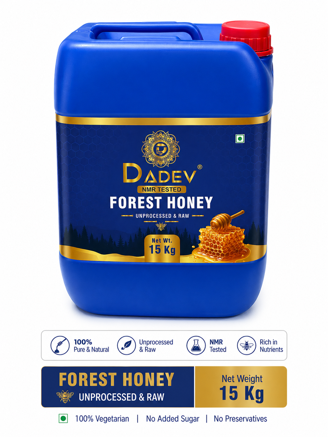 Buy Raw Honey 15kg Bulk | Wholesale Pure Honey India – DADEV